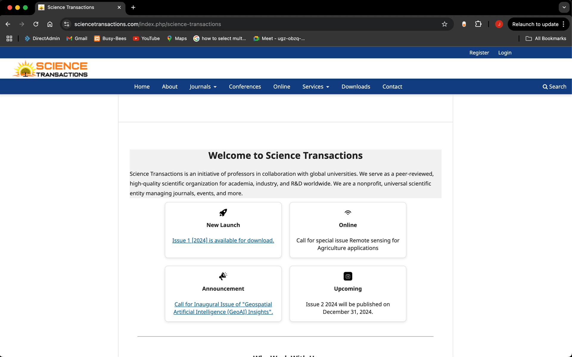 Science Transactions